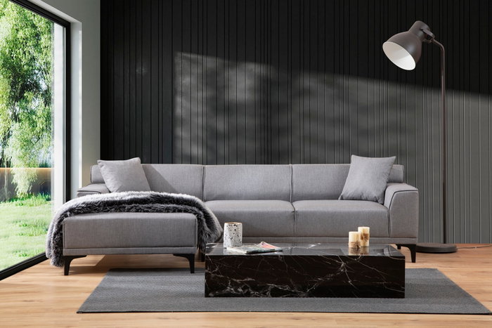 Atelier Del Sofa Petra L Corner - Gris Claro